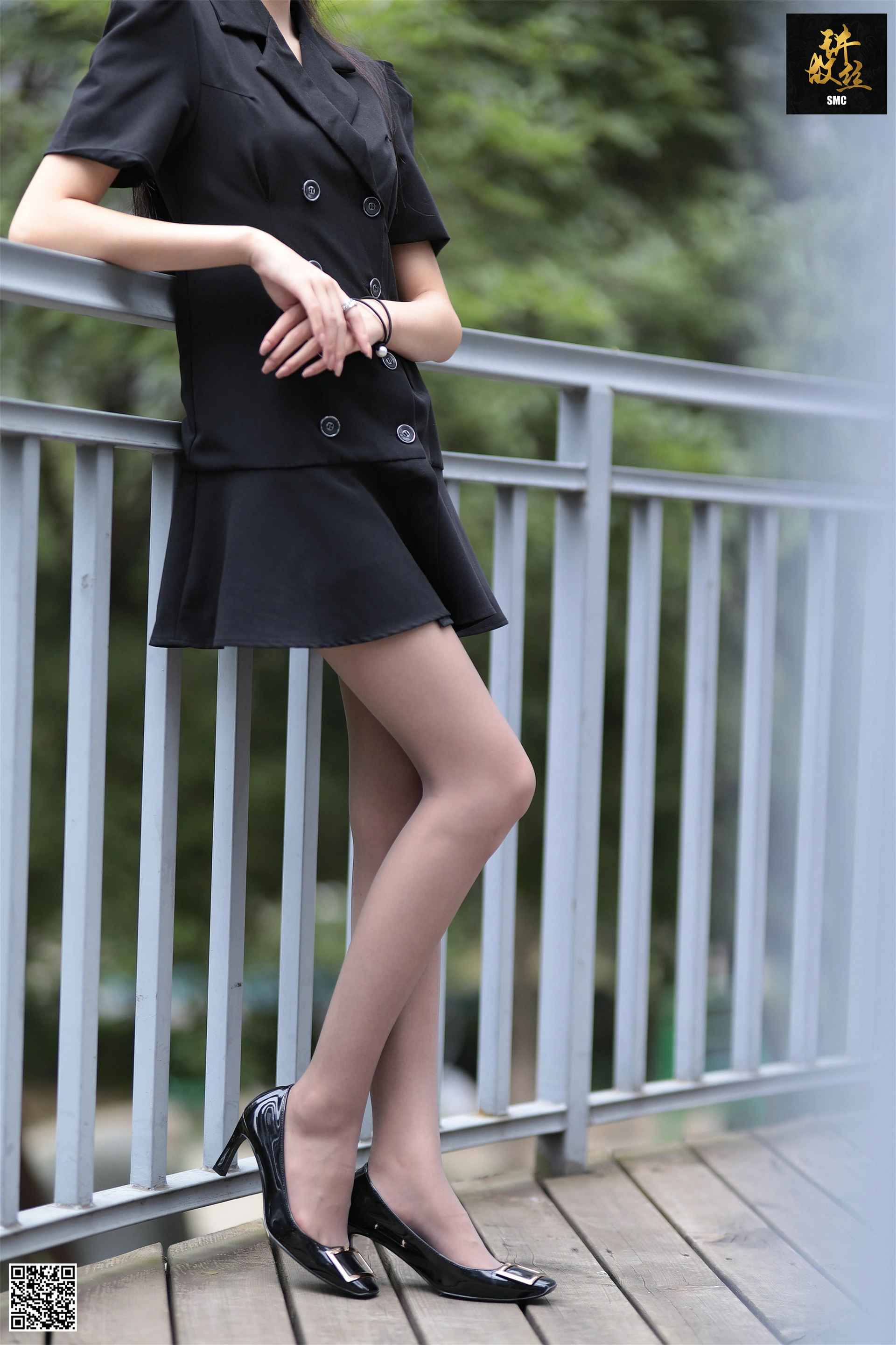 丝慕写真 - [丝慕GIRL]特写集 TX001 诗晴《灰丝特写》 2